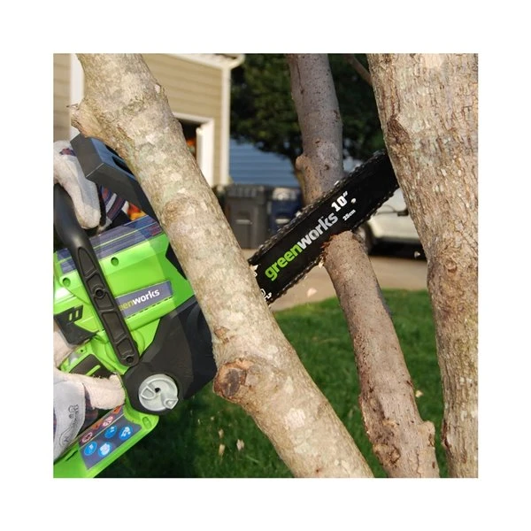 Greenworks Pro Cordless Chainsaw - 24-Volt - 10-in Bar Length - Tool Only 4 Greenworks Pro Cordless Chainsaw - 24-Volt - 10-in Bar Length - Tool Only - Image 4
