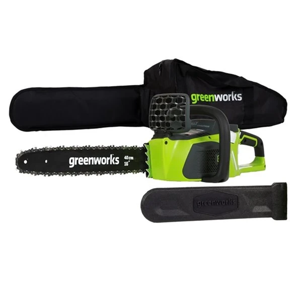 Greenworks Pro Cordless Chainsaw - 40-Volt - 16-in Bar Length - 1-Battery/Charger 2 Greenworks Pro Cordless Chainsaw - 40-Volt - 16-in Bar Length - 1-Battery/Charger - Image 2