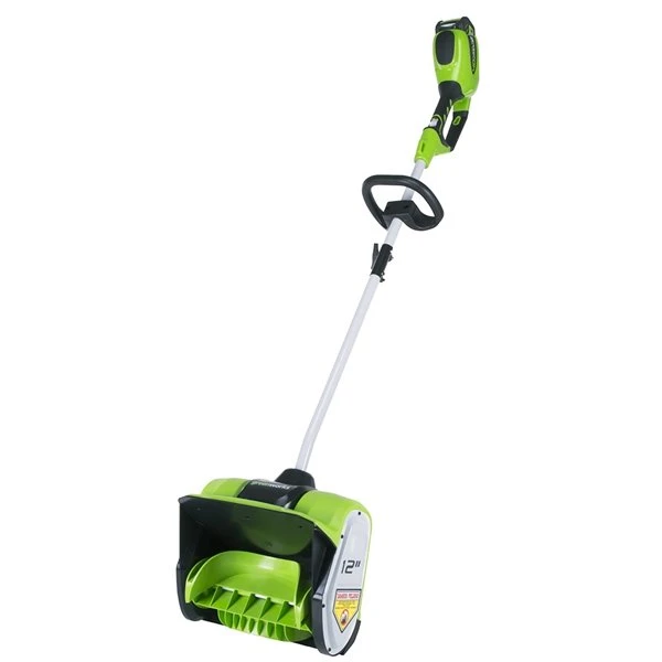 Greenworks Cordless Pusher Snow Shovel - 12-in - 40 volts 1 Greenworks Cordless Pusher Snow Shovel - 12-in - 40 volts