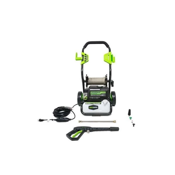 Greenworks GPW 2000-psi 1.2-GPM Cold Water Electric Pressure Washer 2 Greenworks GPW 2000-psi 1.2-GPM Cold Water Electric Pressure Washer - Image 2