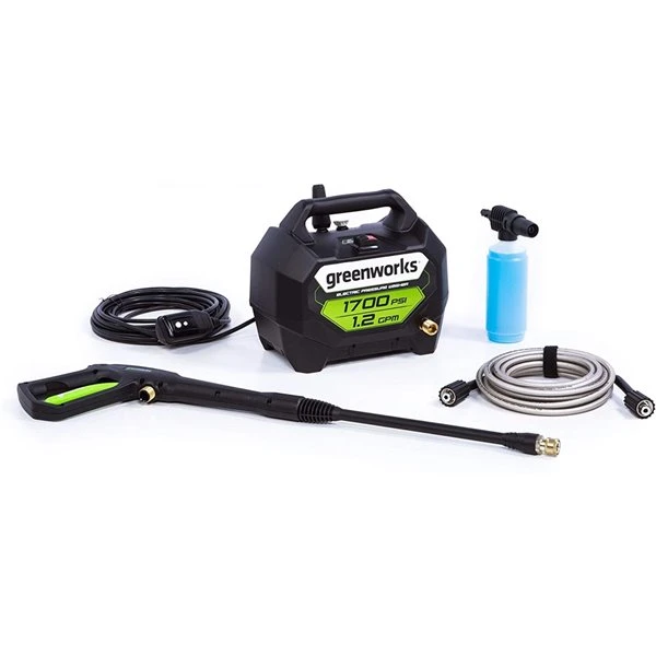 Greenworks 1700-psi 1.2-GPM Cold Water Electric Pressure Washer 1 Greenworks 1700-psi 1.2-GPM Cold Water Electric Pressure Washer