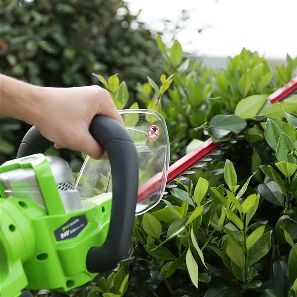 Greenworks 24-Volt 22-in Dual Cordless Electric Hedge Trimmer (Tool Only) 3 Greenworks 24-Volt 22-in Dual Cordless Electric Hedge Trimmer (Tool Only) - Image 3