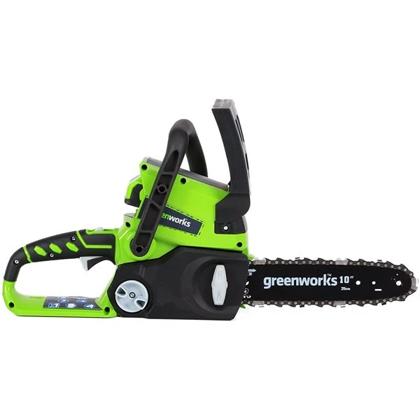 Greenworks 24-Volt Lithium-Ion 10-in Cordless Electric Chainsaw (Battery Included) 2 Greenworks 24-Volt Lithium-Ion 10-in Cordless Electric Chainsaw (Battery Included) - Image 2