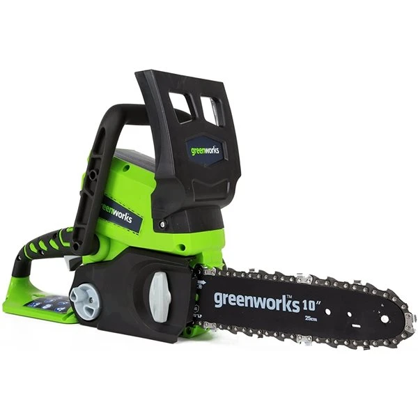 Greenworks 24-Volt Lithium-Ion 10-in Cordless Electric Chainsaw (Battery Included) 4 Greenworks 24-Volt Lithium-Ion 10-in Cordless Electric Chainsaw (Battery Included) - Image 4