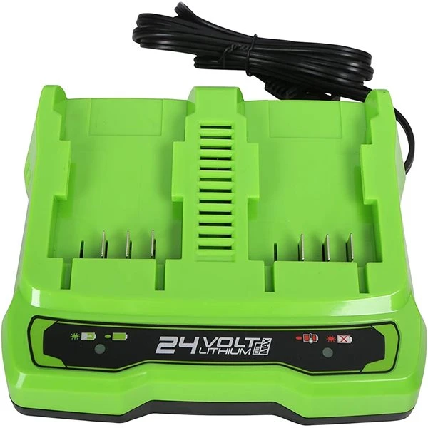 Greenworks 24-Volt Dual Port Power Tool Battery Charger 1 Greenworks 24-Volt Dual Port Power Tool Battery Charger