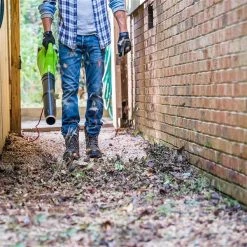 Greenworks 9 A, 130-mph, 530 CFM Corded Electric Leaf Blower 7 Greenworks 9 A, 130-mph, 530 CFM Corded Electric Leaf Blower -Family House Tools Store 330968619 AlternateImage3 l