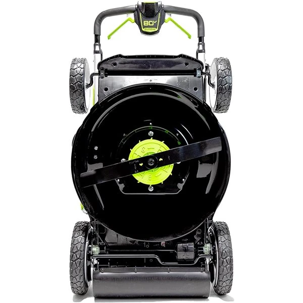 Greenworks 80-Volt Max Brushless Lithium-Ion Self-Propelled 21-in Cordless Electric Lawn Mower (Battery and Charger Included) 3 Greenworks 80-Volt Max Brushless Lithium-Ion Self-Propelled 21-in Cordless Electric Lawn Mower (Battery and Charger Included) - Image 3