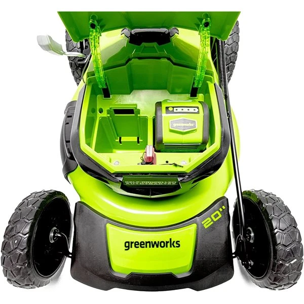 Greenworks 40-Volt Brushless Lithium-Ion Self-Propelled 20-in Cordless Electric Lawn Mower (Battery and Charger Included) 2 Greenworks 40-Volt Brushless Lithium-Ion Self-Propelled 20-in Cordless Electric Lawn Mower (Battery and Charger Included) - Image 2