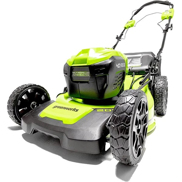 Greenworks 40-Volt Brushless Lithium-Ion Self-Propelled 20-in Cordless Electric Lawn Mower (Battery and Charger Included) 3 Greenworks 40-Volt Brushless Lithium-Ion Self-Propelled 20-in Cordless Electric Lawn Mower (Battery and Charger Included) - Image 3