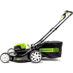Greenworks 80-Volt Max Brushless Lithium-Ion Push 21-in Cordless Electric Lawn Mower (Batteries and Charger Included) -Family House Tools Store 330968658 AlternateImage2 l