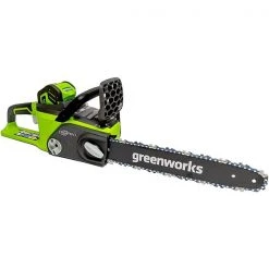 Greenworks 40-Volt Max Lithium-Ion 14-in Cordless Electric Chainsaw (Charger and Battery Included) -Family House Tools Store 330968659 AlternateImage2 l