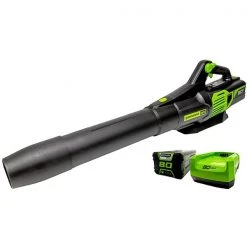 Greenworks 170-mph 80 V Max Lithium-Ion 730 CFM Brushless Handheld Cordless Electric Leaf Blower (Battery and Charger Included)