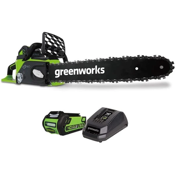Greenworks 40-Volt Max Lithium-Ion 14-in Cordless Electric Chainsaw (Battery and Charger Included) 1 Greenworks 40-Volt Max Lithium-Ion 14-in Cordless Electric Chainsaw (Battery and Charger Included)