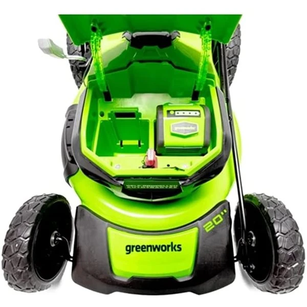 Greenworks 40-Volt 20-in Self-Propelled Lawn Mower and 12-in Trimmer Kit (Battery and Charger Included) - 4-Piece 4 Greenworks 40-Volt 20-in Self-Propelled Lawn Mower and 12-in Trimmer Kit (Battery and Charger Included) - 4-Piece - Image 4