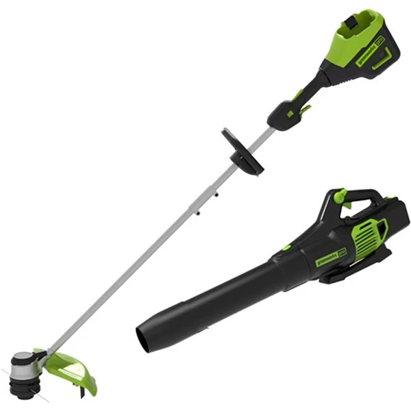 Greenworks 80-Volt Leaf Blower and 16-in String Trimmer Combo Kit (Battery and Charger Included) - 4-Piece 2 Greenworks 80-Volt Leaf Blower and 16-in String Trimmer Combo Kit (Battery and Charger Included) - 4-Piece - Image 2