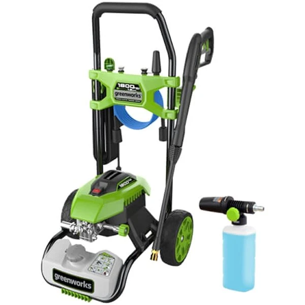 Greenworks 1800-psi 1.1-gal./min Cold Water Electric Pressure Washer 1 Greenworks 1800-psi 1.1-gal./min Cold Water Electric Pressure Washer