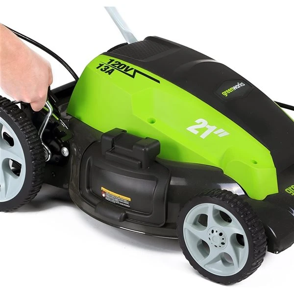 Greenworks 13 A 21-in Corded Electric Lawn Mower 2 Greenworks 13 A 21-in Corded Electric Lawn Mower - Image 2