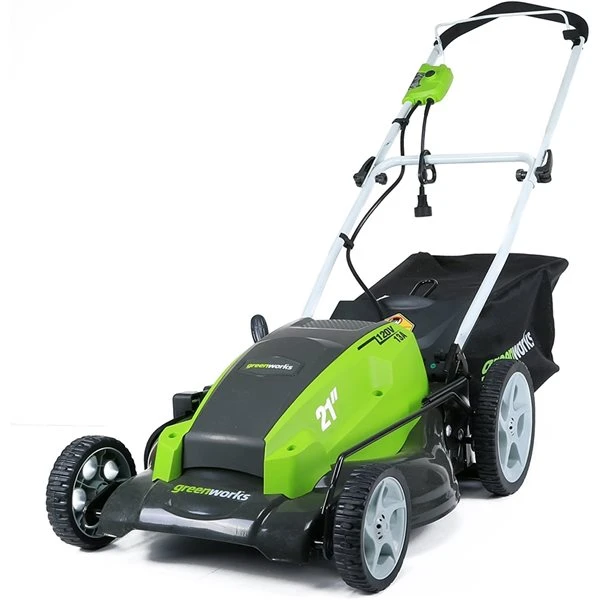 Greenworks 13 A 21-in Corded Electric Lawn Mower 1 Greenworks 13 A 21-in Corded Electric Lawn Mower