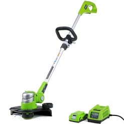 Cordless String Trimmer - Plastic - 12'' - 24 V - Green/Black