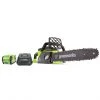 Greenworks Cordless Chainsaw - 40 V - 16-in - Green and Black