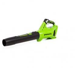 Greenworks Cordless Leaf Blower - 40 V Lithium-Ion - 450 cfm - 125 mph - Green and Black