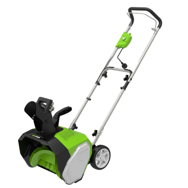 Greenworks Corded Snow Thrower with 10 A Electric Engine - 16-in 1 Greenworks Corded Snow Thrower with 10 A Electric Engine - 16-in
