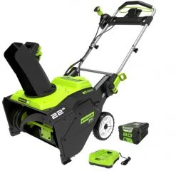 Greenworks Cordless Snow Thrower - 80 V - 22-in