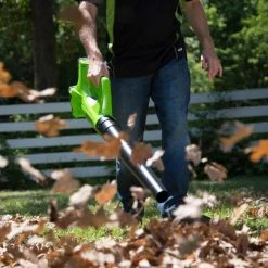 Greenworks Cordless Leaf Blower - 24 V Lithium-Ion Battery - 300 cfm - 100 mph -Family House Tools Store 46835080d L